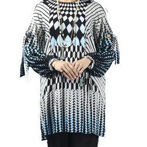 Almirah by Junaid Jamshed Ready-Made 1PC Linen Kurti/Tunic/Kameez/Shirt Small 43